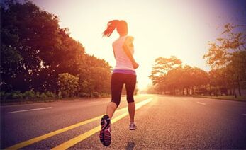 Cardio exercises like jogging help burn leg fat. 