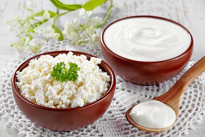 Cottage cheese is the basis of one of the six days of the Anna Johansson diet